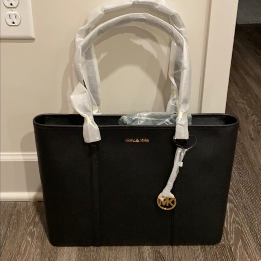 Michael Michael Kors black laptop tote